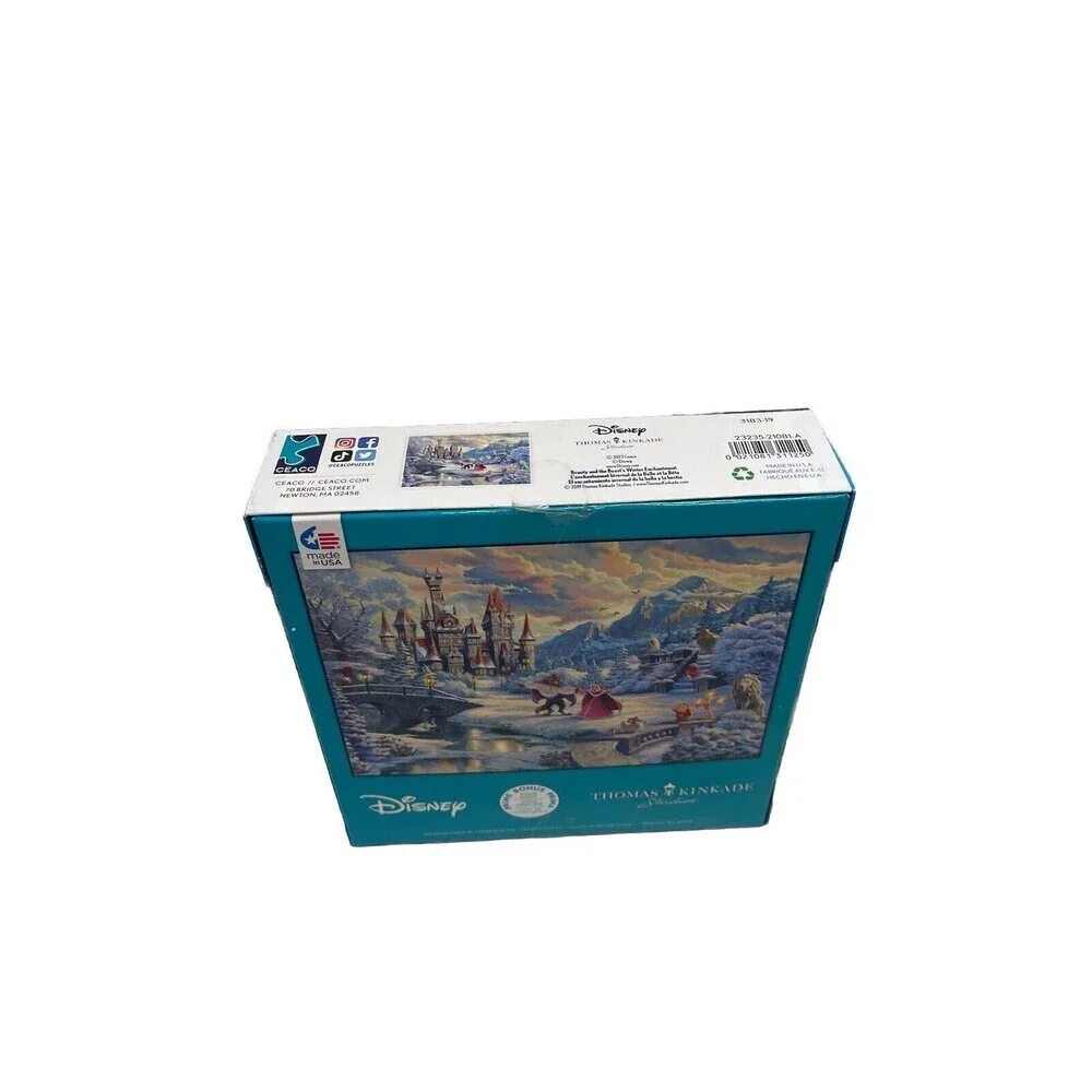 Ceaco 1000 piece-Disney: Beauty & the Beast Winter Enchantment-jigsaw puzzle